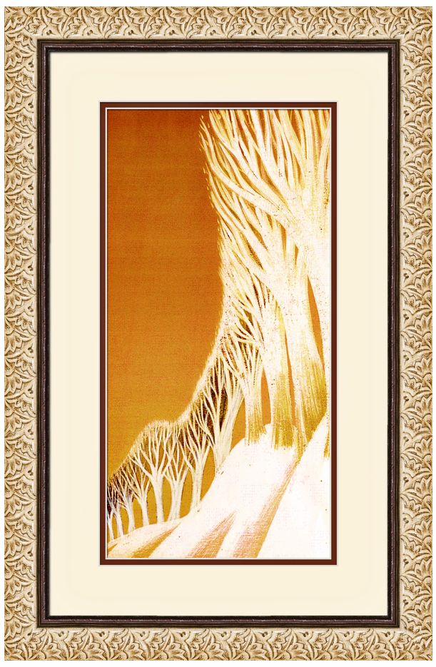 Walt Disney Melody Time Trees I Framed 35" High Wall Art
