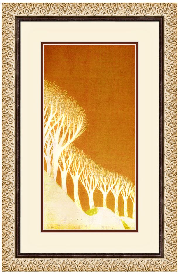 Walt Disney Melody Time Trees II Framed 35" High Wall Art