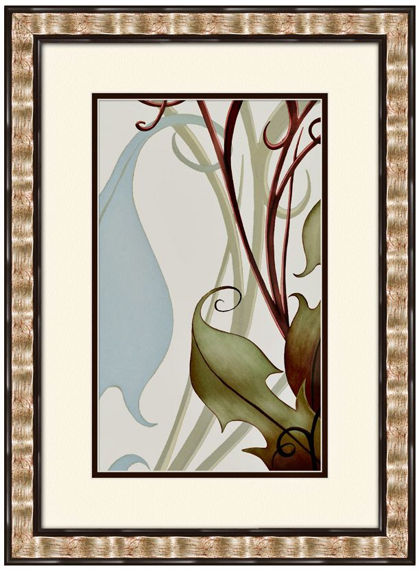 Walt Disney Melody Time Leaves I Framed 30" High Wall Art (J2760)