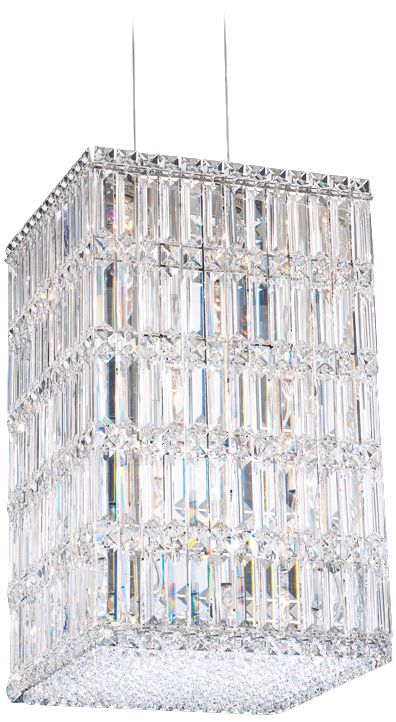 Schonbek Quantum Block 13" Spectra Crystal Chandelier