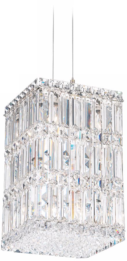 Schonbek Quantum Block 8 1/2" Spectra Crystal Chandelier