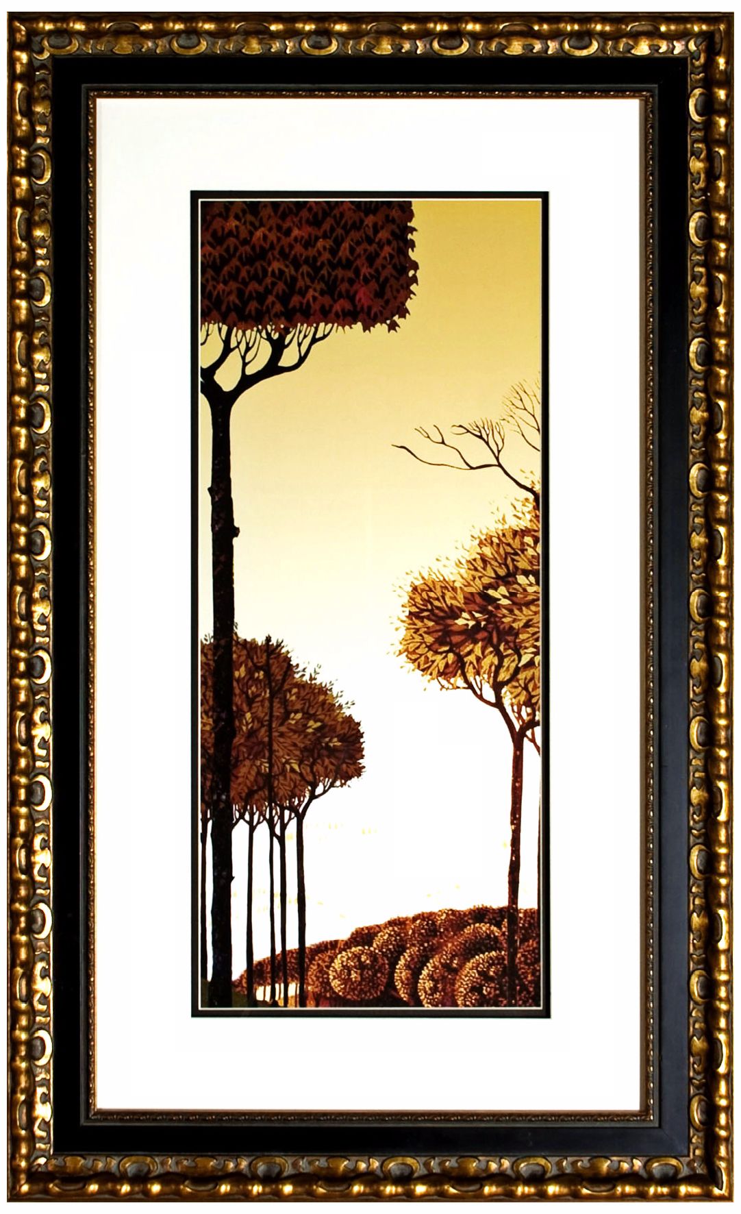 Walt Disney Sleeping Beauty Trees I Framed 35" High Wall Art