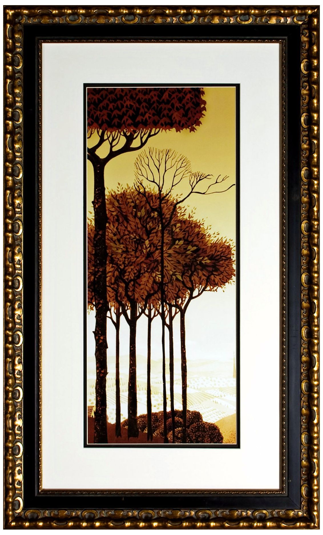 Walt Disney Sleeping Beauty Trees II Print Framed Wall Art