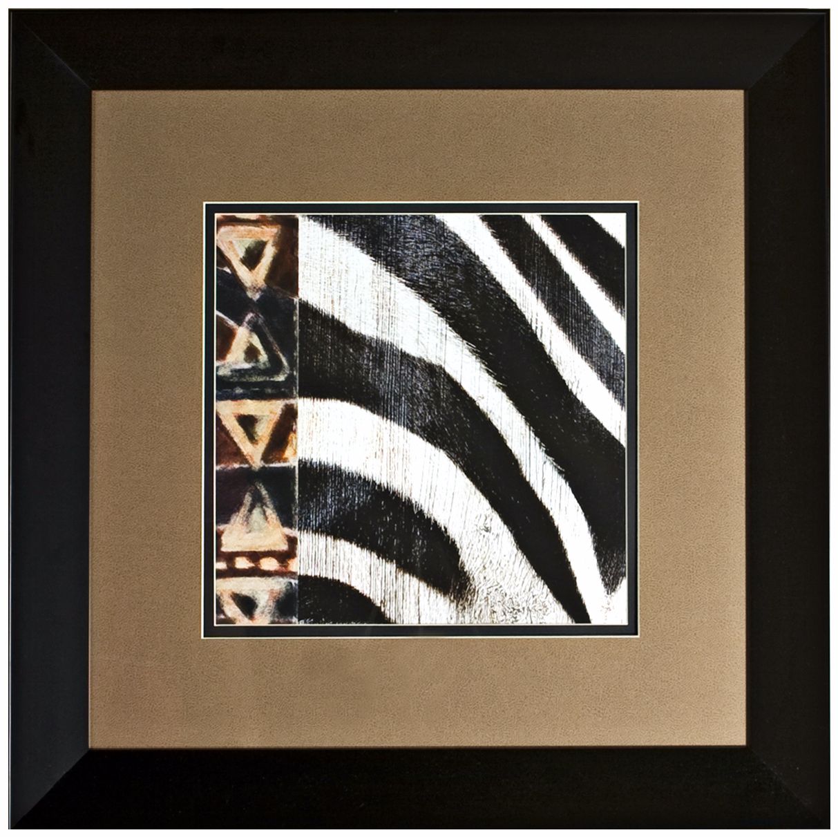 Disney Dumbo Zebra Print Framed 26" Square Wall Art