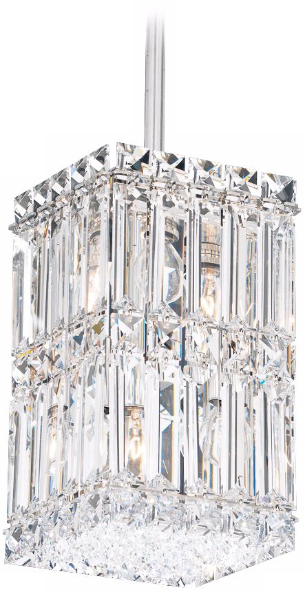 Schonbek Quantum Collection 5 1/2" Wide Crystal Mini Pendant