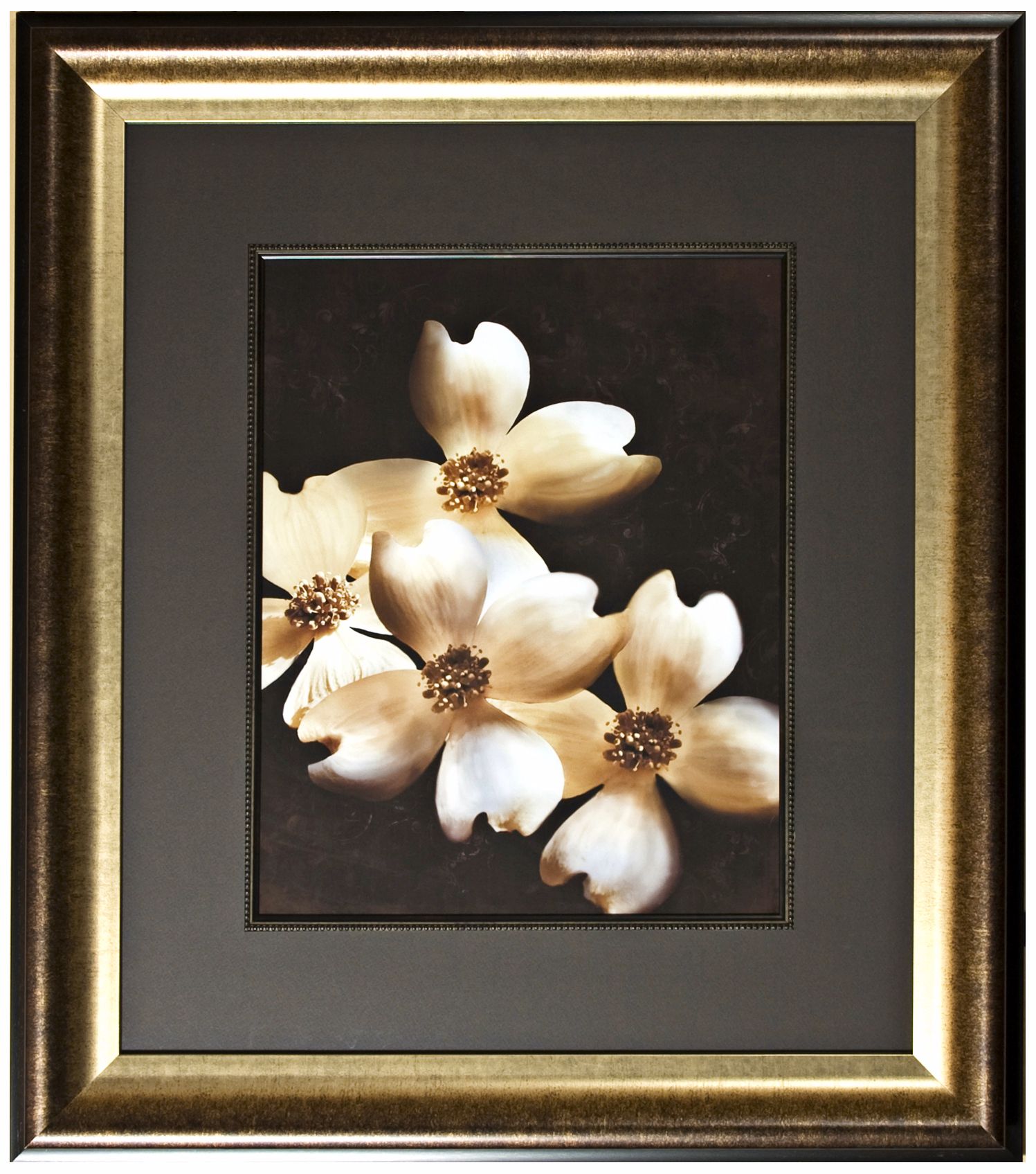 Disney Bambi Floral Study 2 Print Framed 31" Wide Wall Art