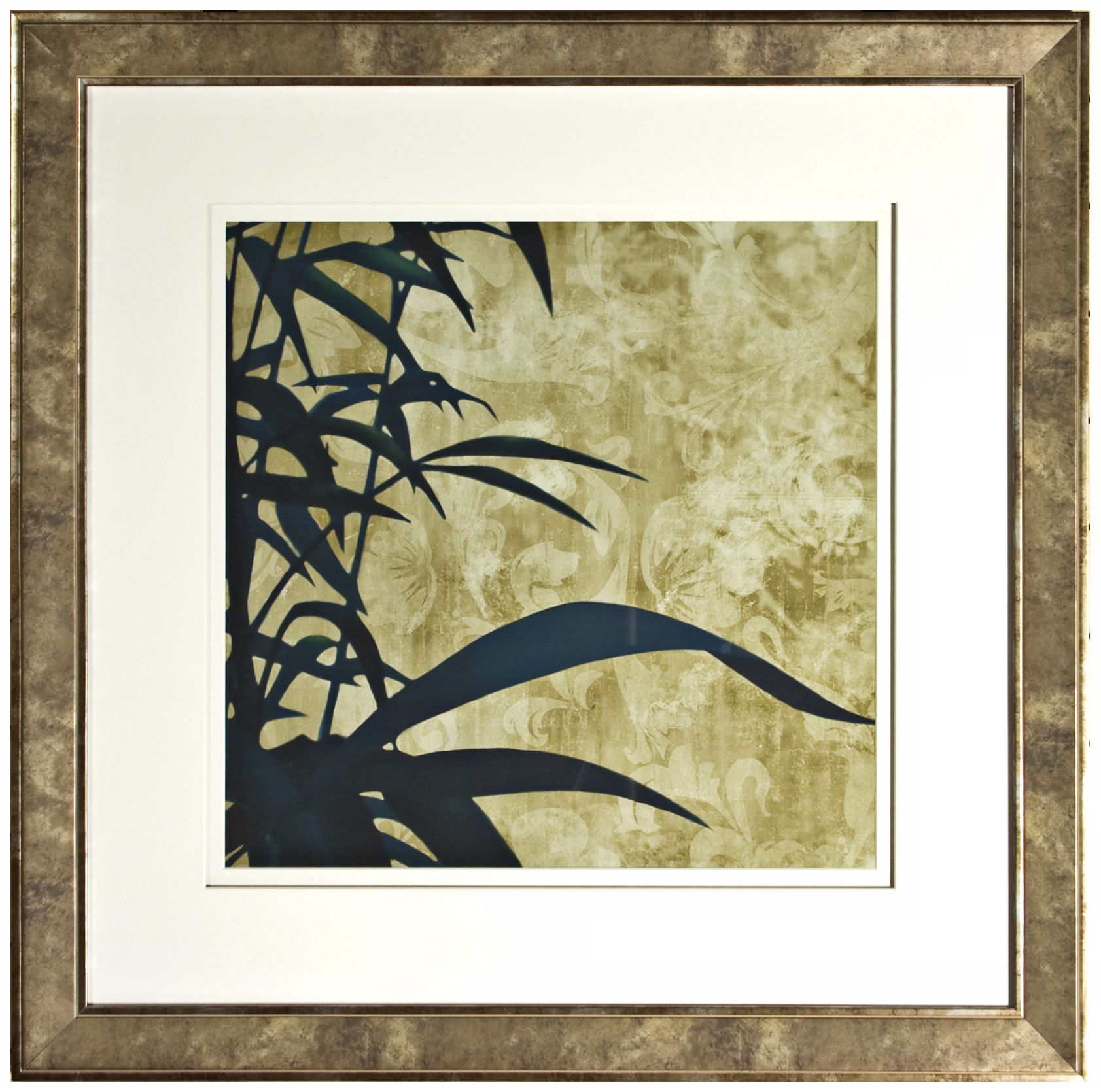 Walt Disney Mulan Leaf Silhouette Framed 26" Square Wall Art