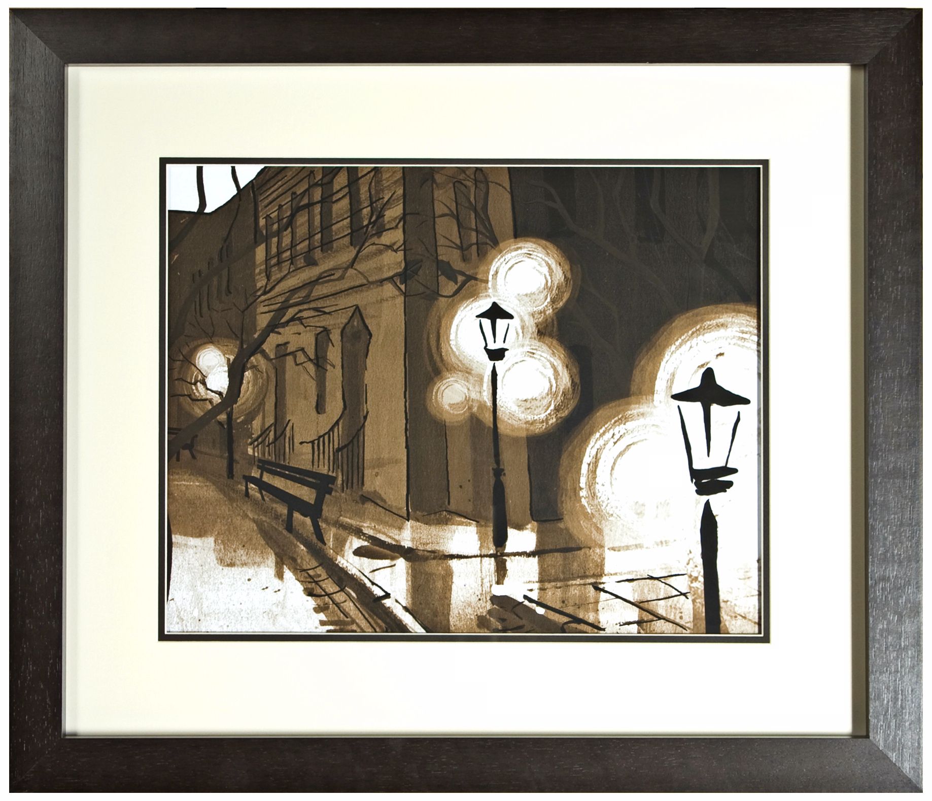 Walt Disney 101 Dalmatians Rainy Street 26" Wide Wall Art