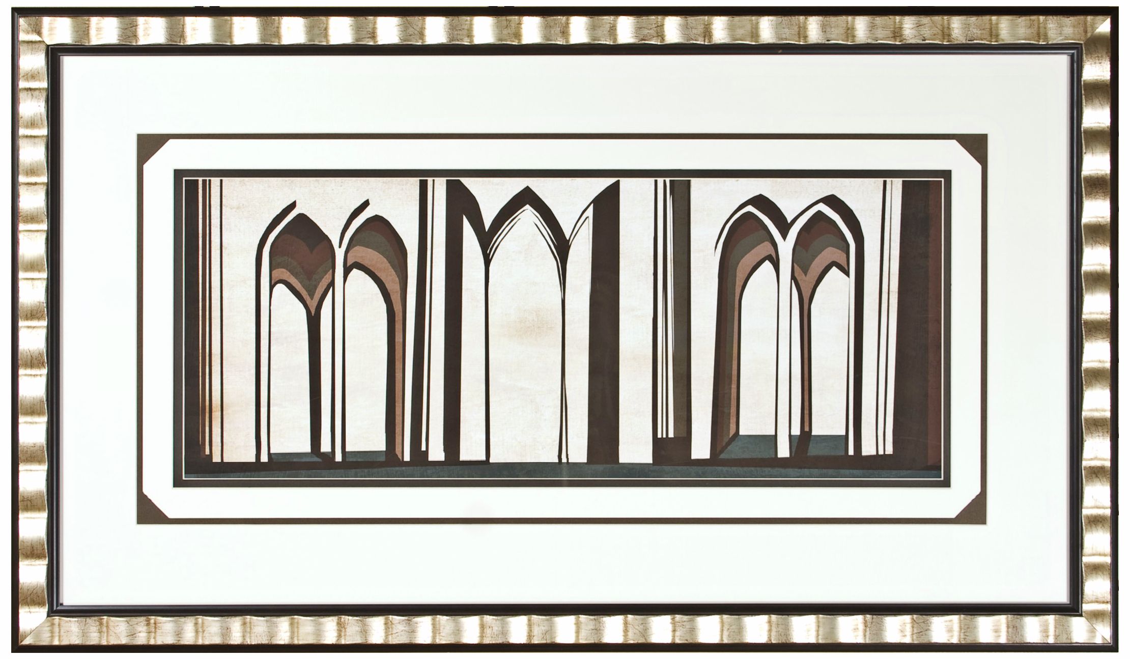 Walt Disney Sleeping Beauty Arches Framed 44" Wide Wall Art