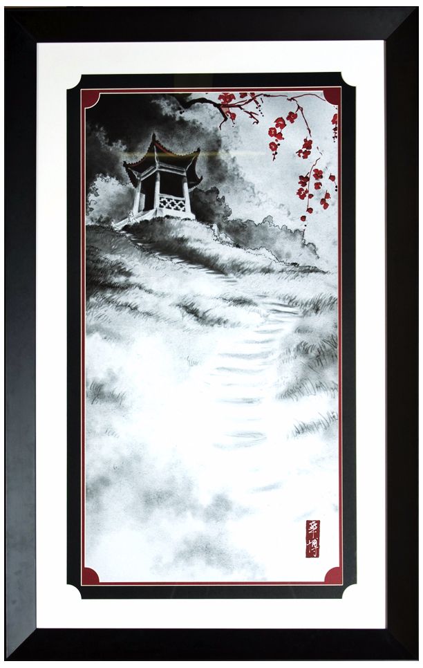 Walt Disney Mulan Ancestors Temple Framed 44" High Wall Art