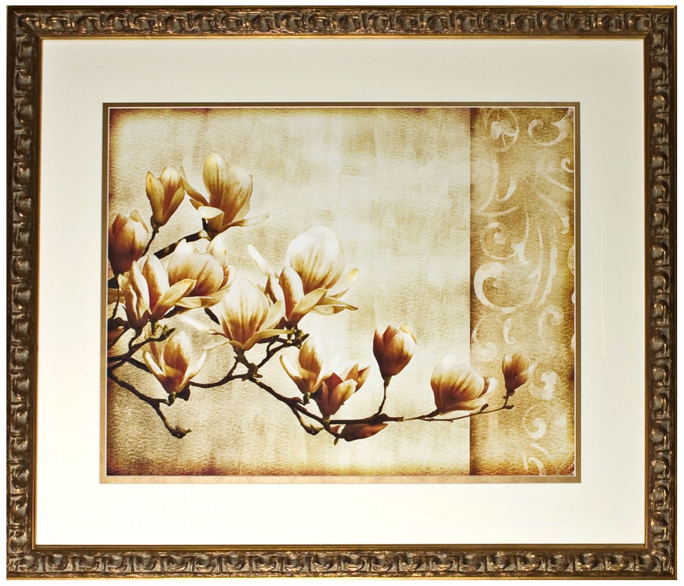 Disney Mulan Cherry Blossom Print Framed 40" Wide Wall Art