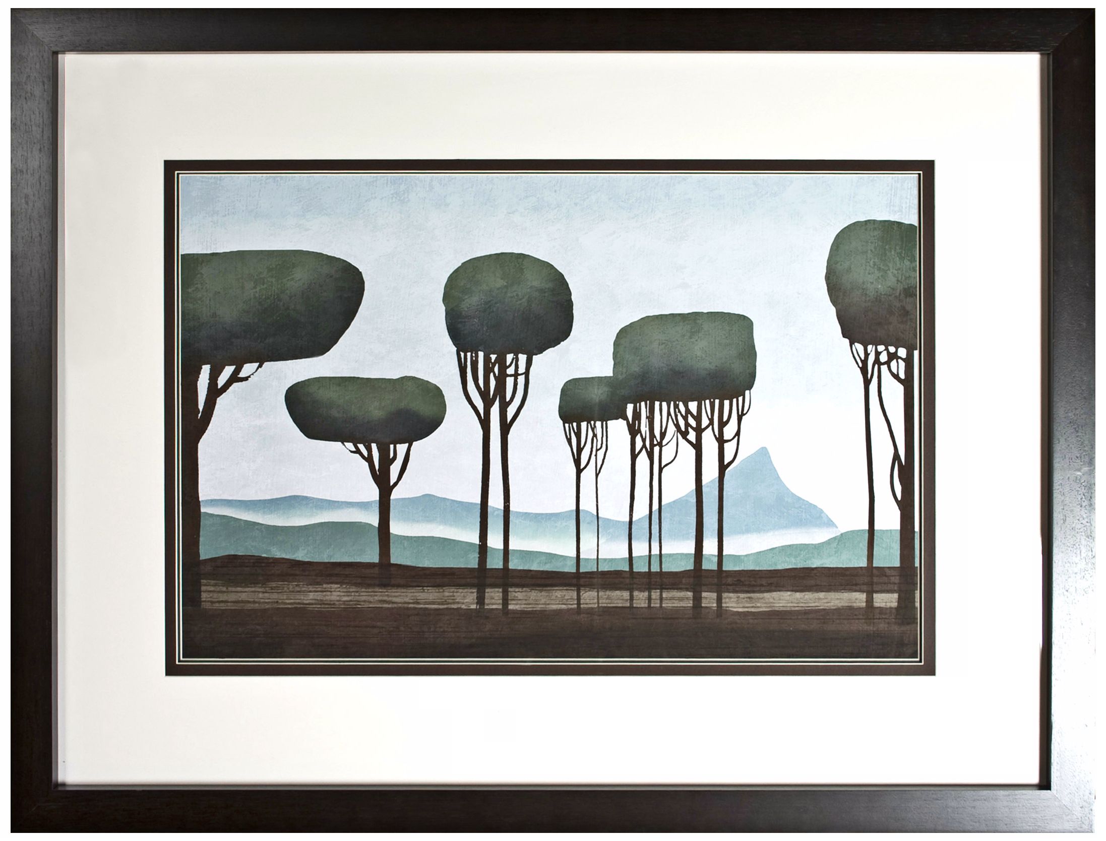 Walt Disney Sleeping Beauty Trees III Print Framed Wall Art