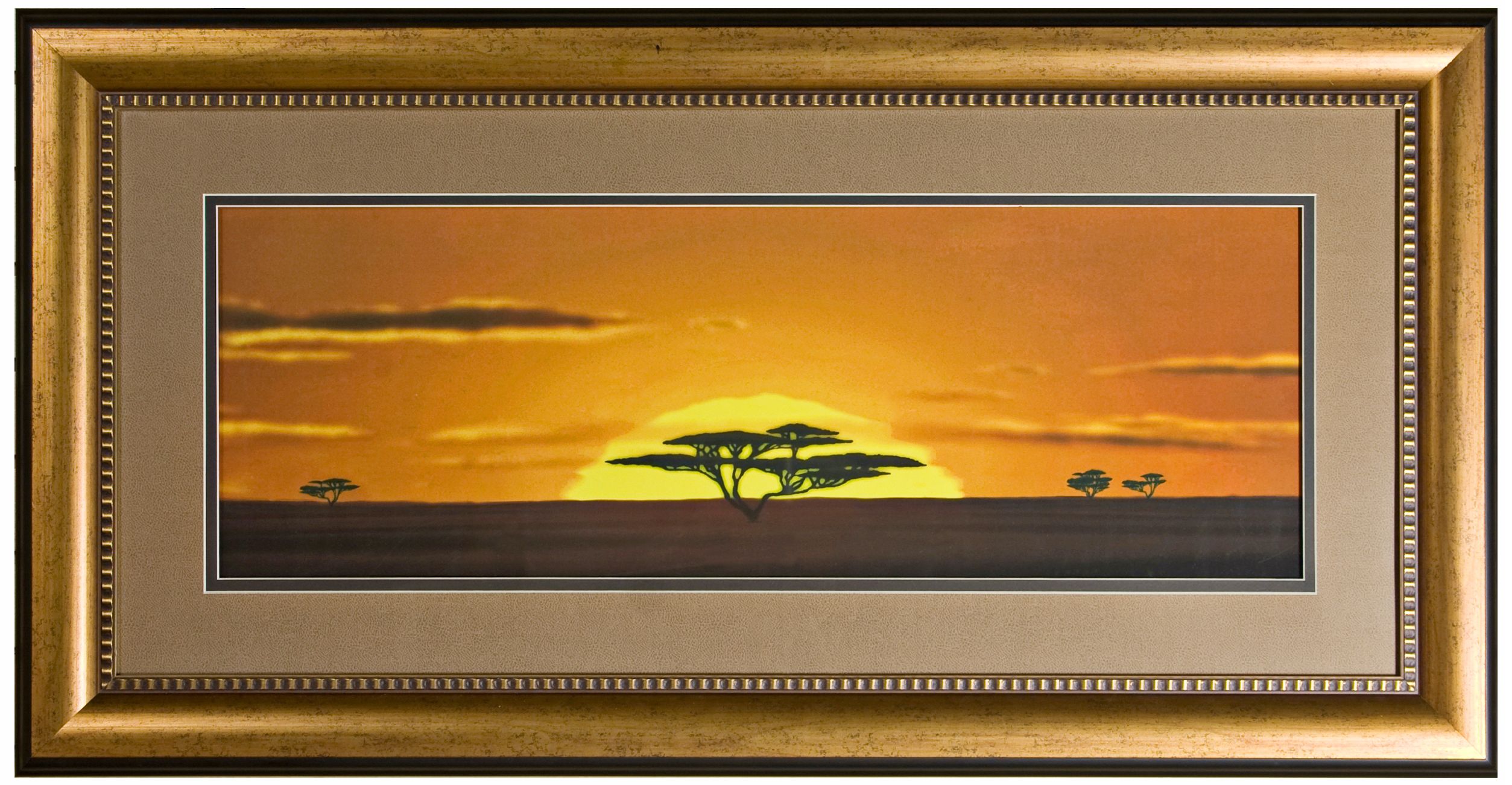 Walt Disney The Lion King Print Framed 46" Wide Wall Art