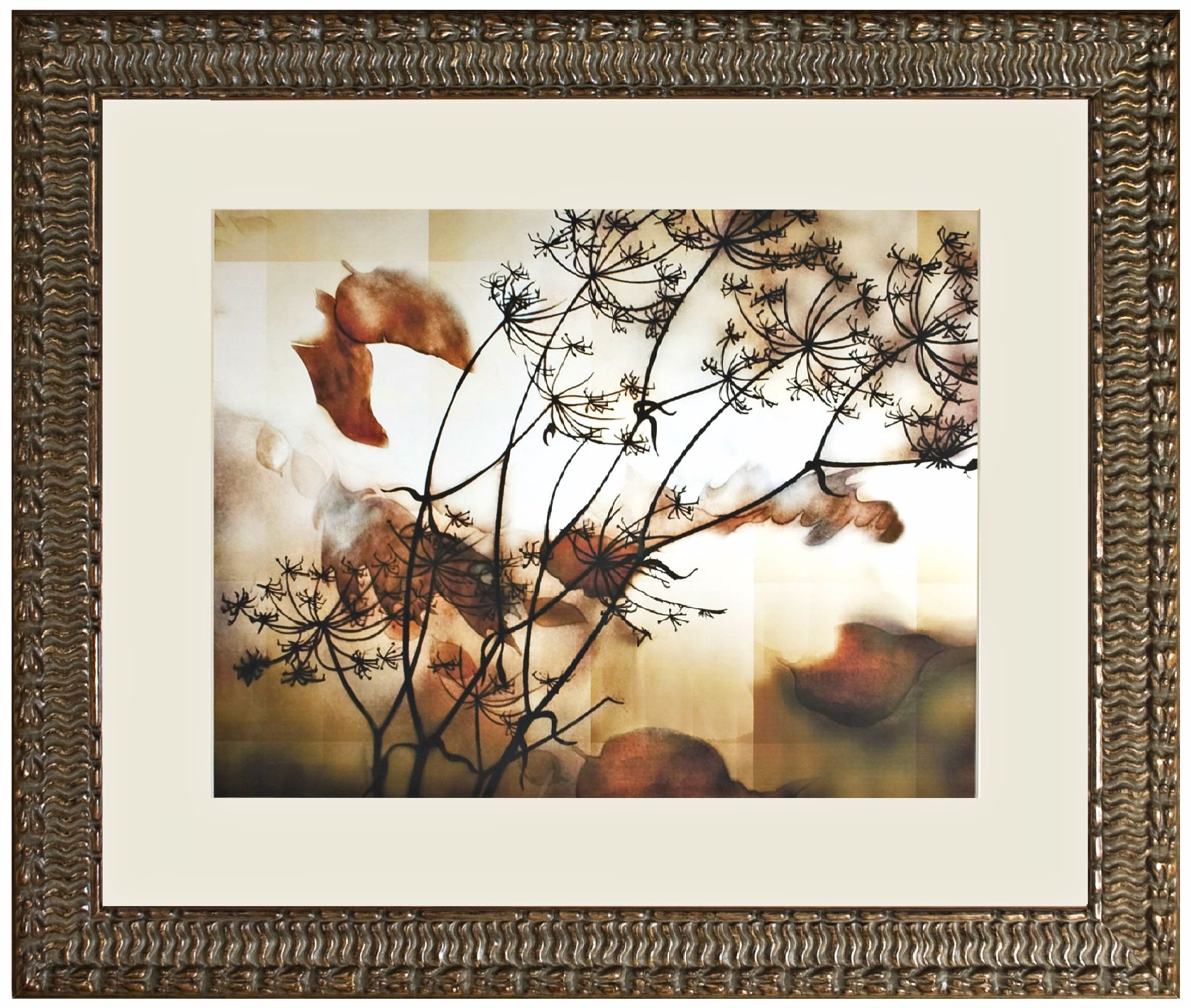 Walt Disney Fantasia Milkweed III Framed 43" Wide Wall Art (J2917)
