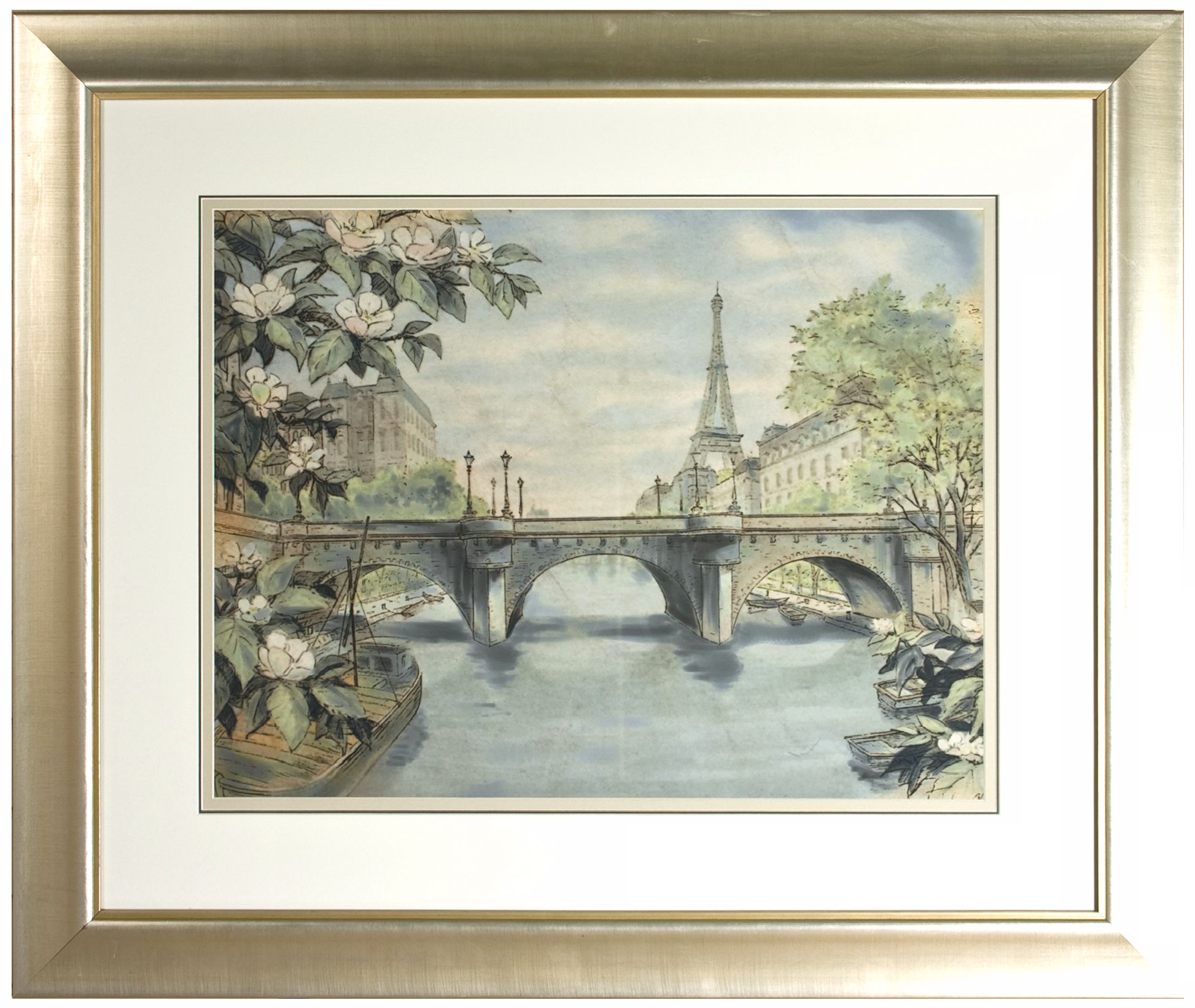 Walt Disney The Aristocats Parisian Street Print Framed Wall