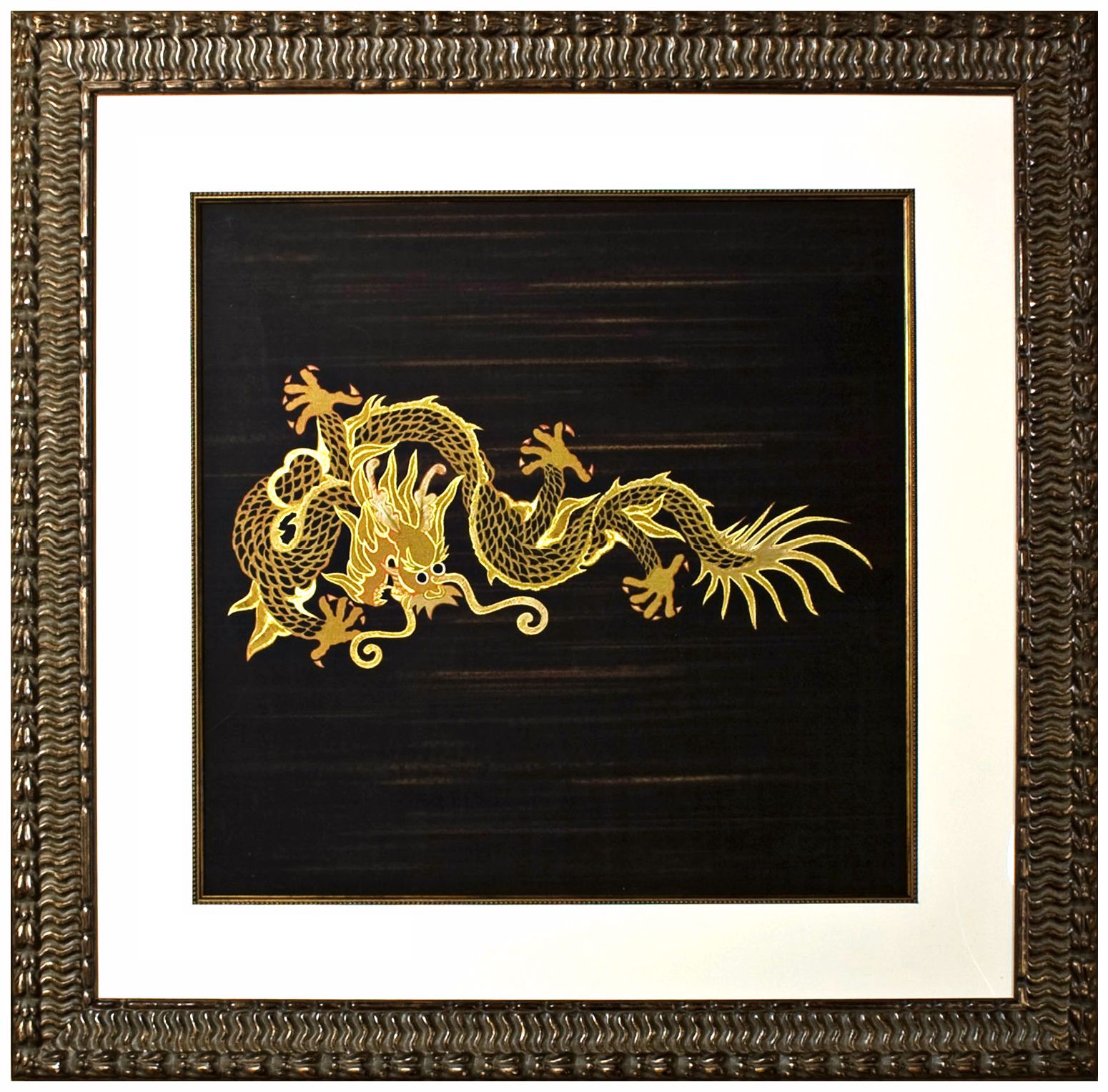 Disney Mulan Dragon Print Framed 43" Square Wall Art