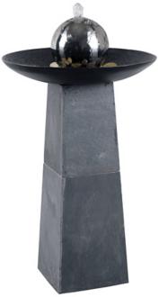 Kenroy Home Sleek Grey Slate Floor Fountain J3108