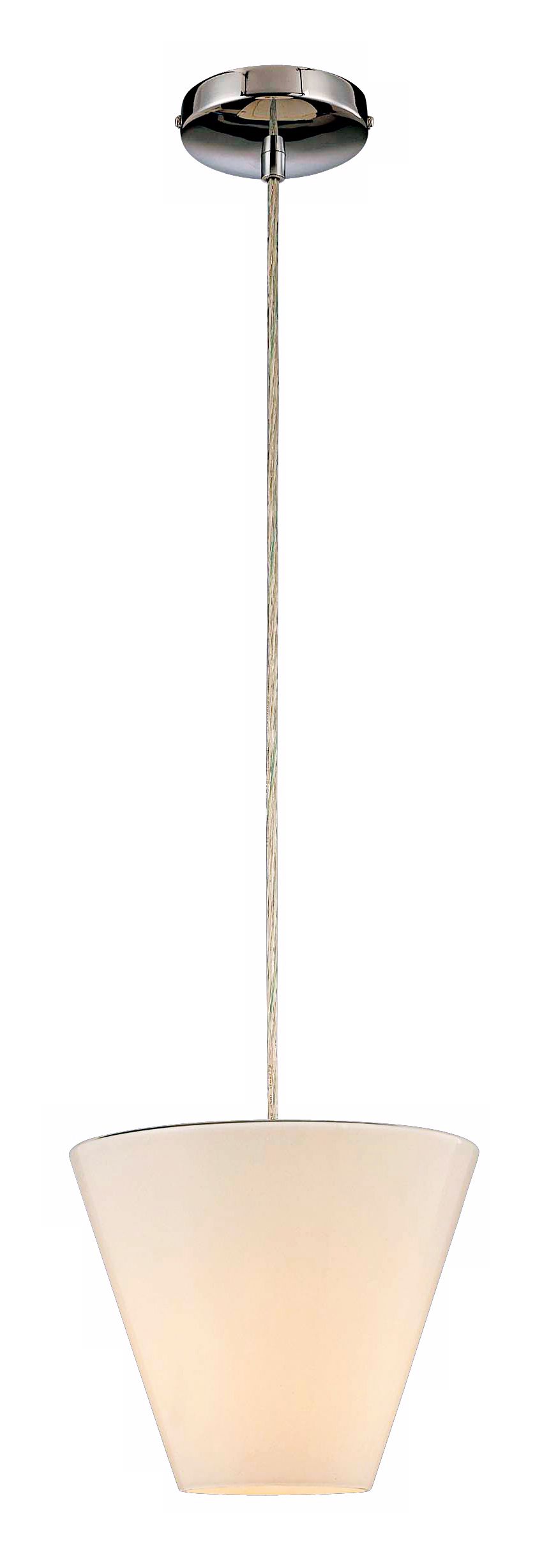 George Kovacs White Glass 9 1/2" Wide Mini Pendant Light