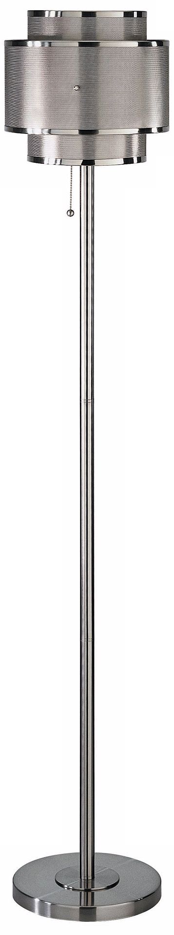 Lite Source Charisma Wire Gauze Shade Floor Lamp