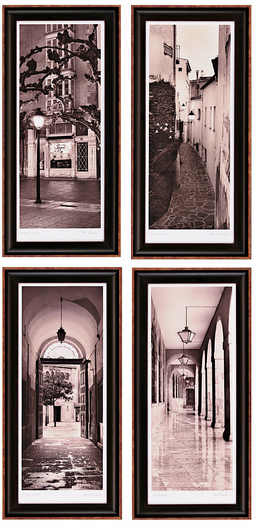 Set of 4 Espana Framed Wall Art