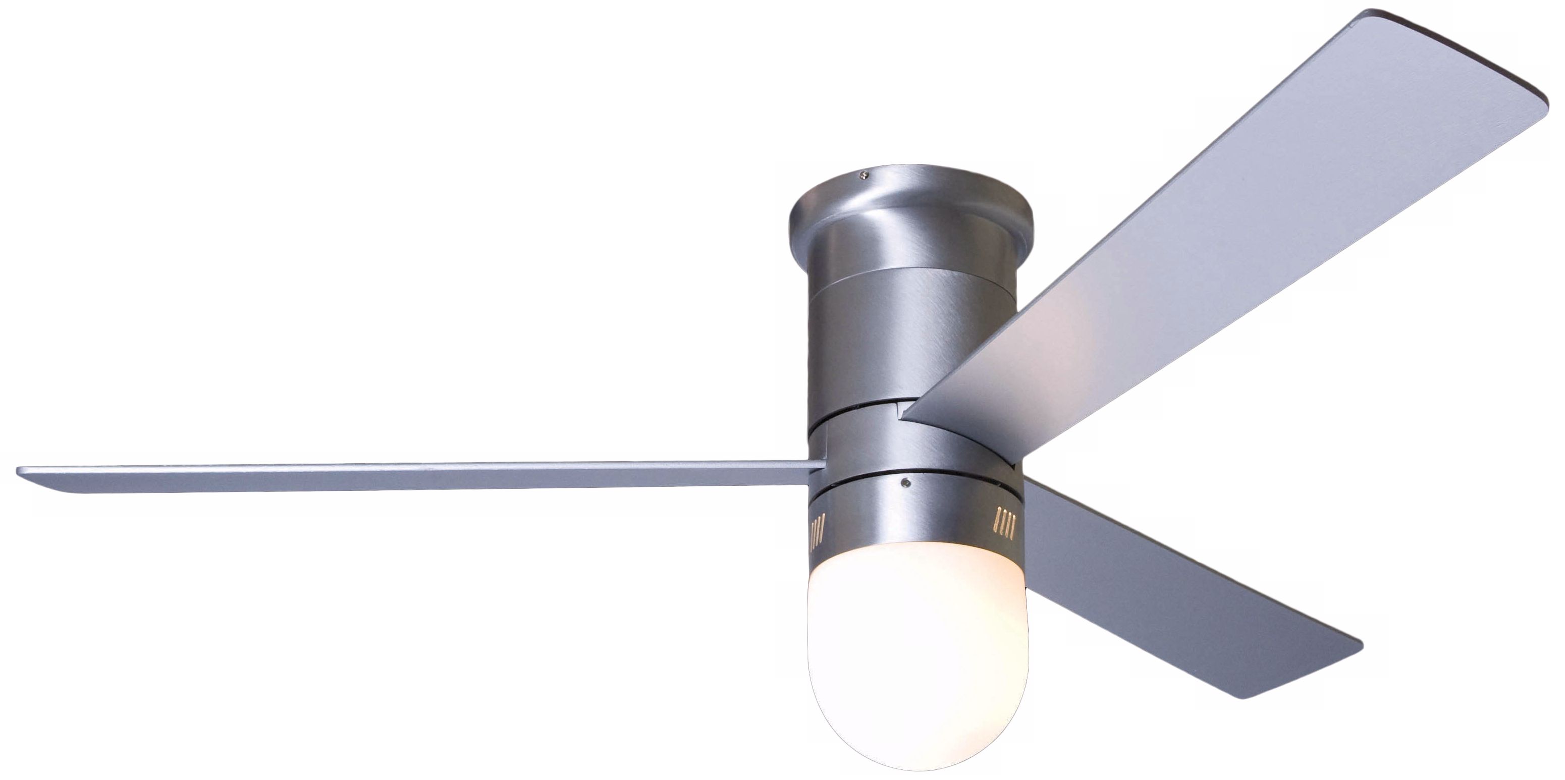 52" Cirrus with Light Aluminum Finish Hugger Ceiling Fan