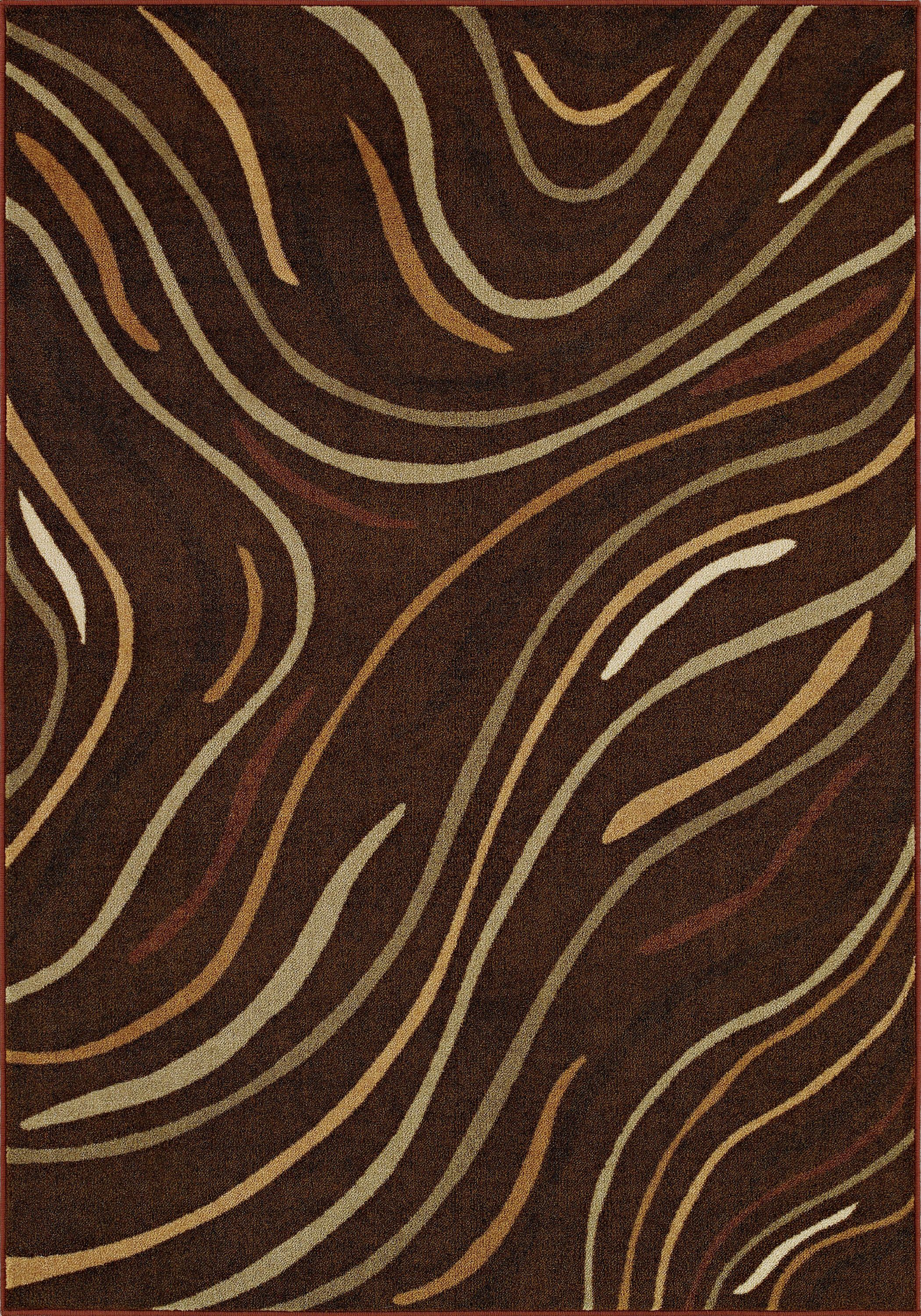 Streams Dark Area Rug