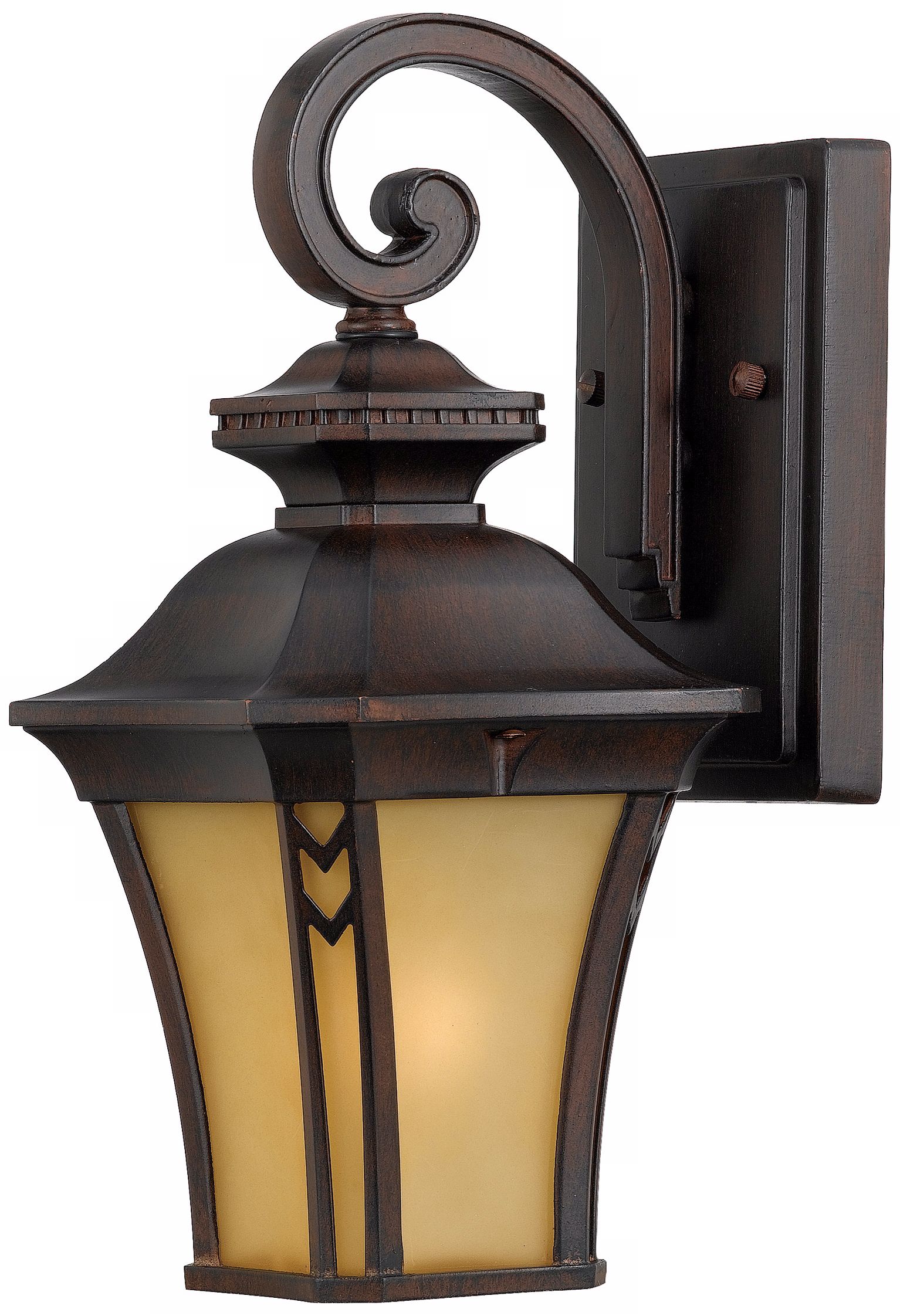 Norfolk Collection Bronze 12 1/2" High Outdoor Wall Light
