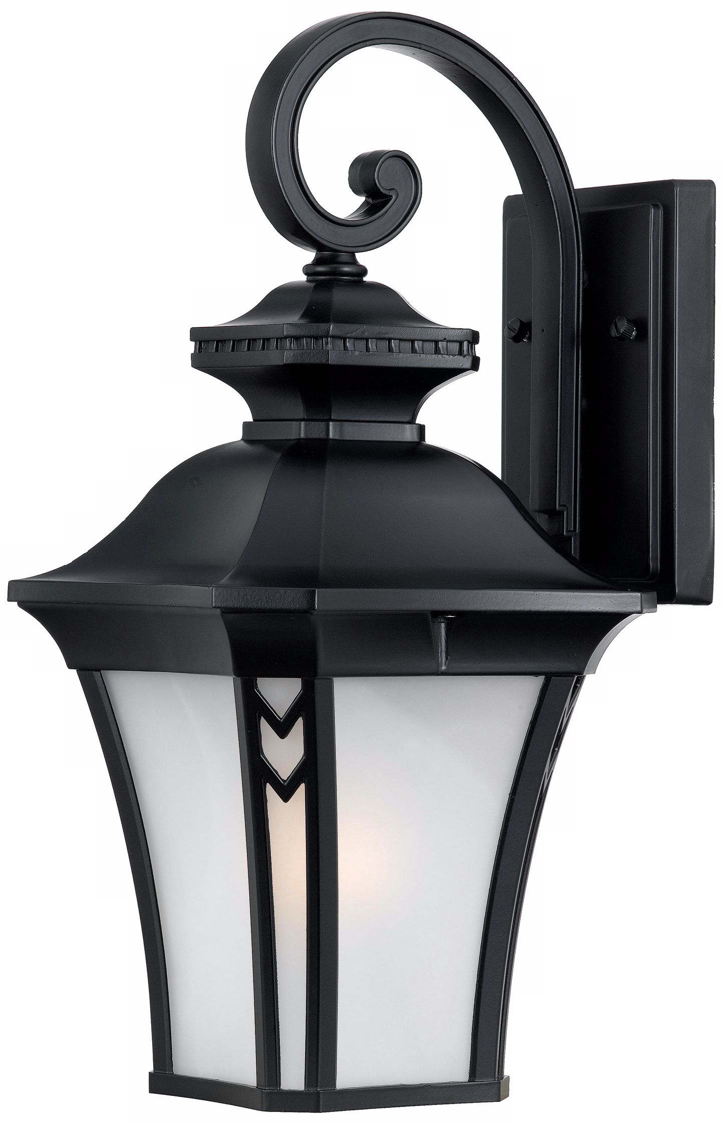 Norfolk Collection Black 16 1/2" High Outdoor Wall Light