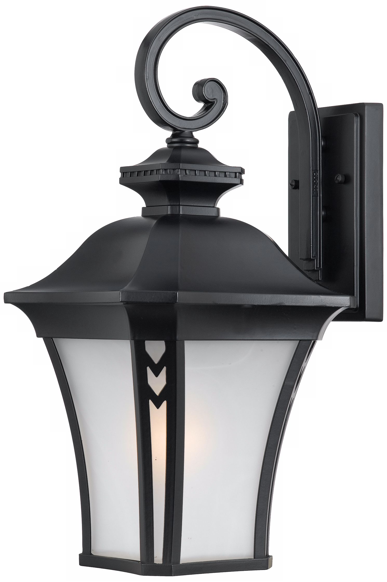 Norfolk Collection Black 25" High Outdoor Wall Light