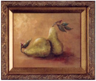 Bartlett Pears Print 10" Wide Wall Art