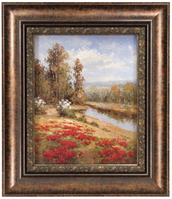 Poppy Vista I Print 20" High Wall Art