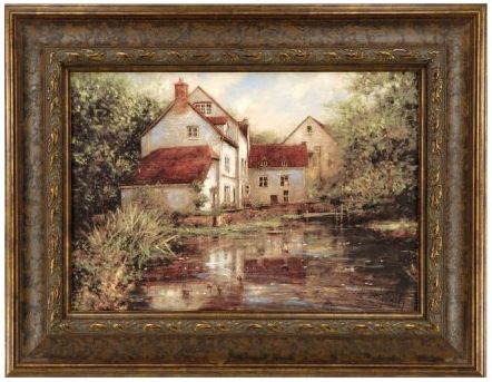 House By the Lake Print 26 3/4" Wide Wall Art