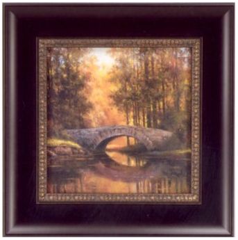 Tranquil Crossing Print 12" Square Wall Art