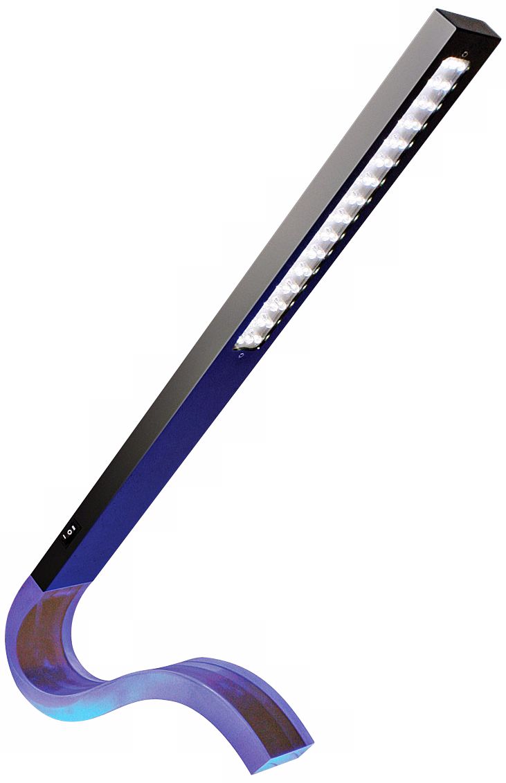 Freeform Blue LED Desk Lamp
