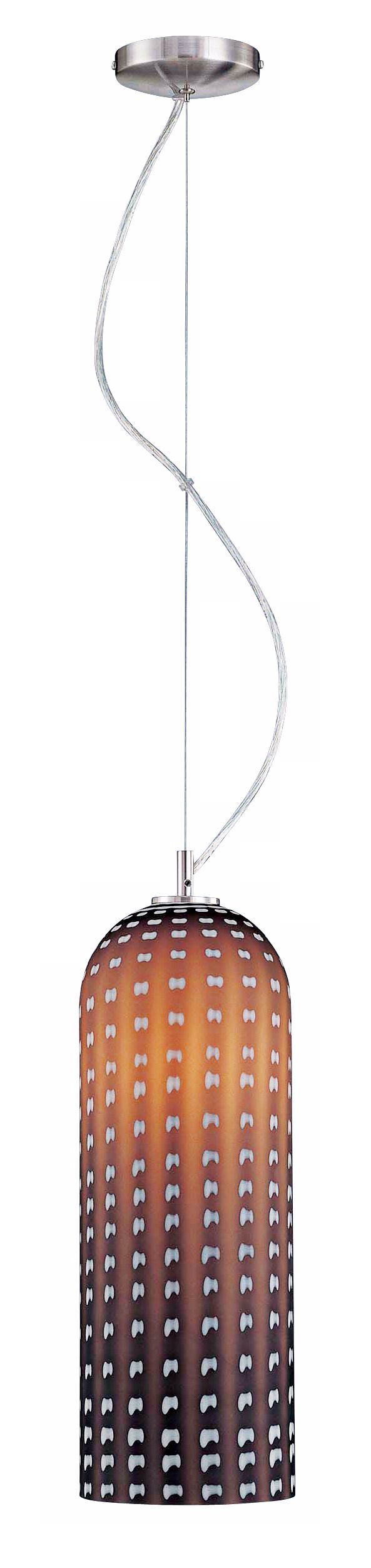 George Kovacs Cappuccino Glass 6 1/2" Wide Pendant Light