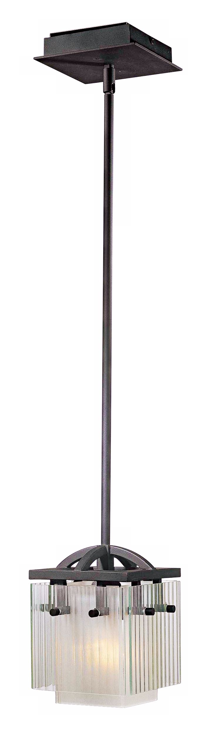 George Kovacs Fluted Glass 6 3/4" Wide Mini Pendant Light