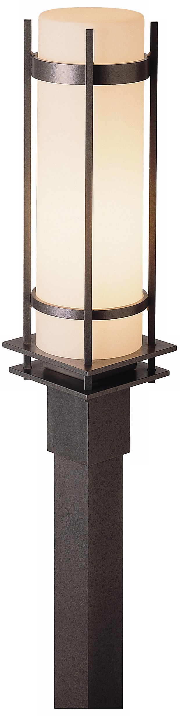 Hubbardton Forge Double Banded 6 1/4" Wide Post Light