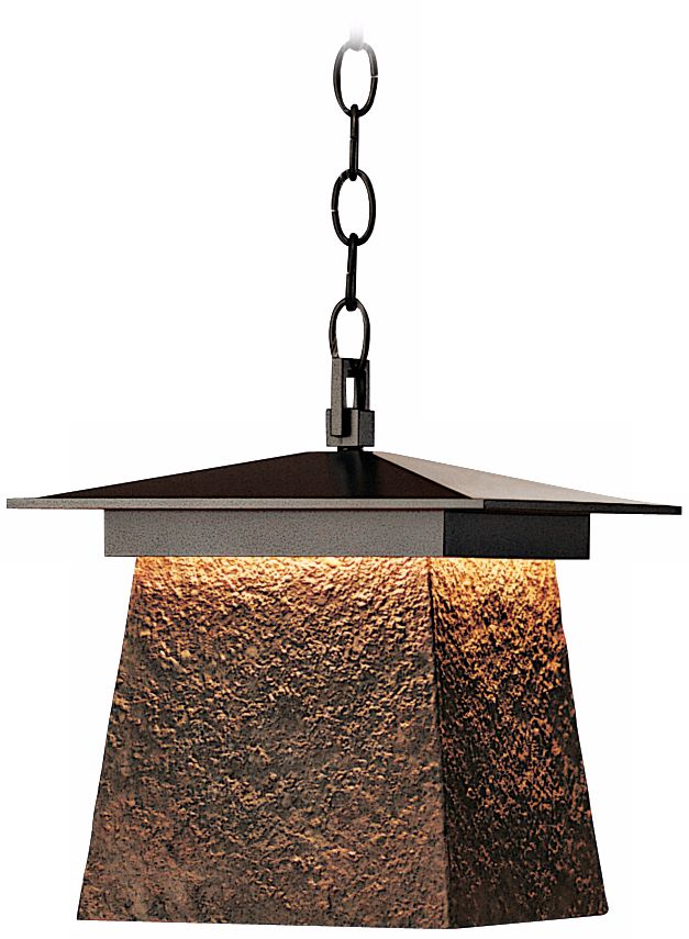 Hubbardton Forge Lightfall Large Iron Ore CFL Ceiling Light