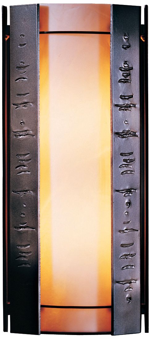 Hubbardton Forge Textured Panels 18" High Outdoor Wall Light