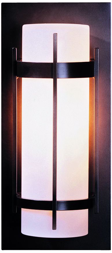 Hubbardton Forge Banded 16" High CFL Outdoor Wall Light