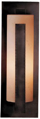 Hubbardton Forge Dark Smoke Bar CFL 19" High Wall Light