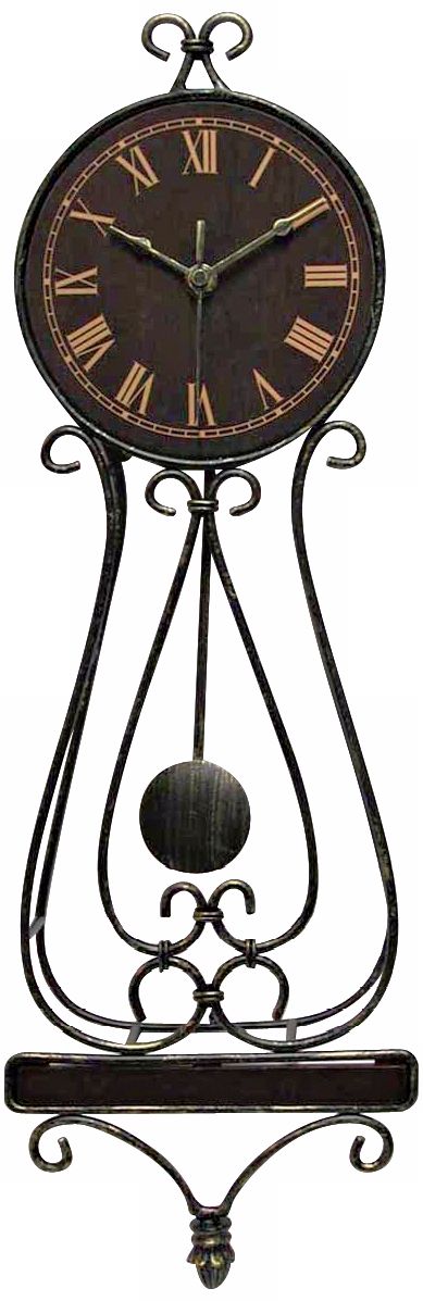 The Classic Wrought Iron 22" High Wall Clock