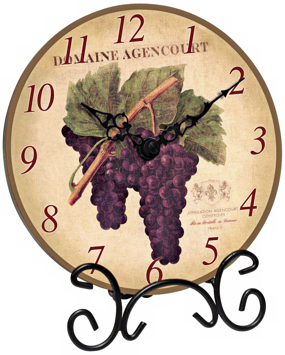 Autumn Royal 7" Wide Table Clock