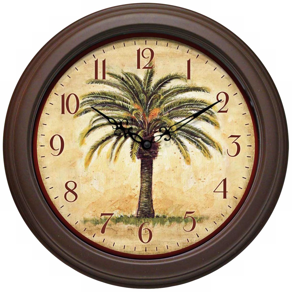 The Cabana 12" Wide Wall Clock