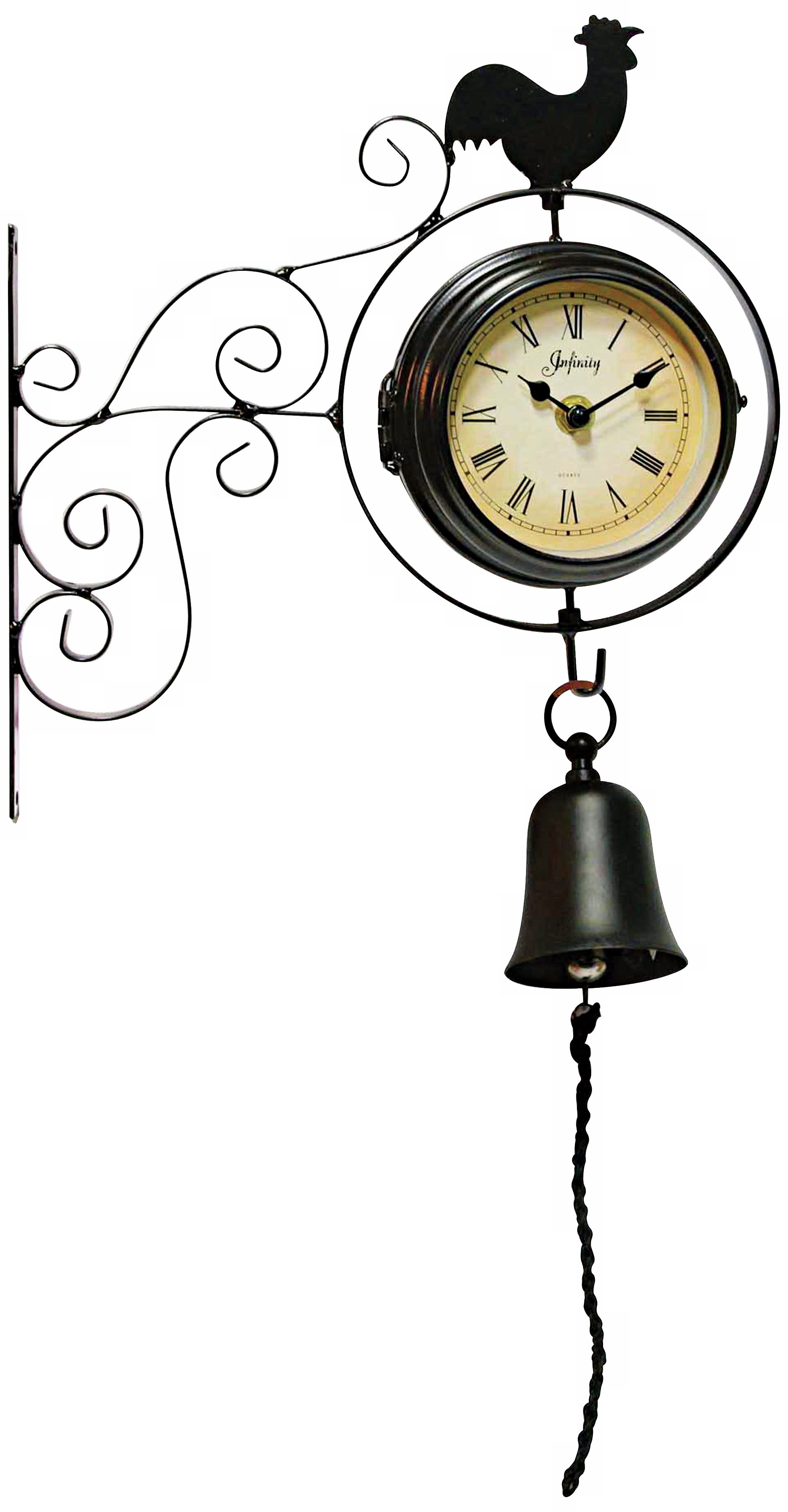 Morning Bell 13" High Rooster Wall Clock