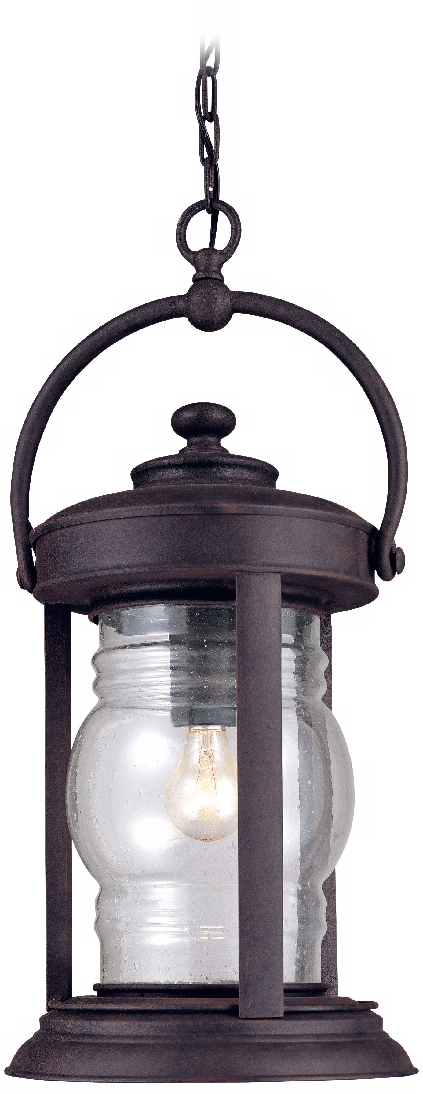Station Square Collection 24" High Outdoor Hanging Light