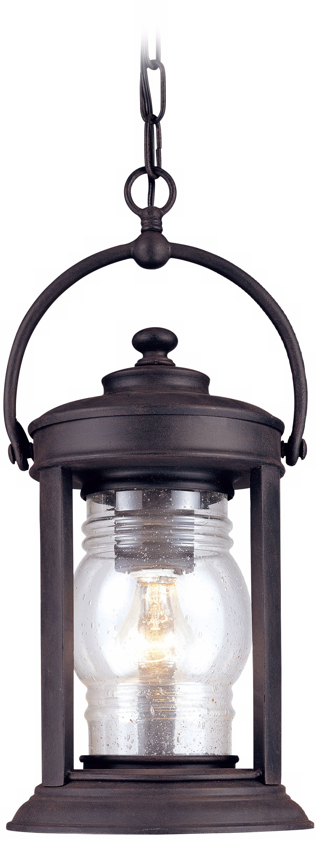 Station Square Collection 19 1/2" High Outdoor Hanging Light