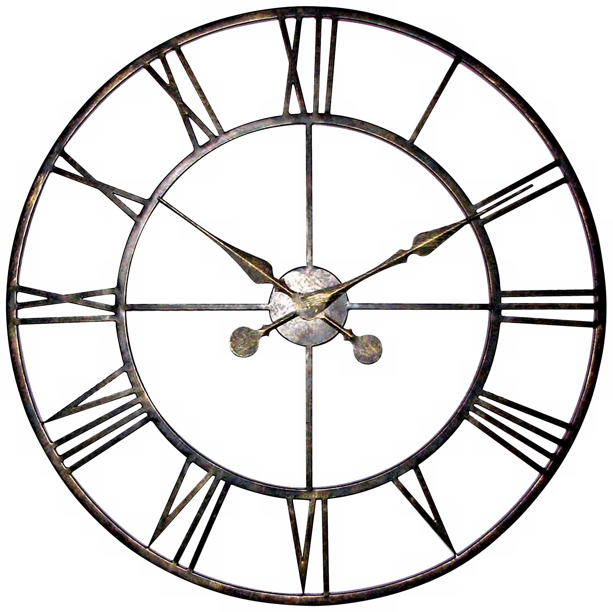 The Iron Tower 29 3/4" Wide Wall Clock