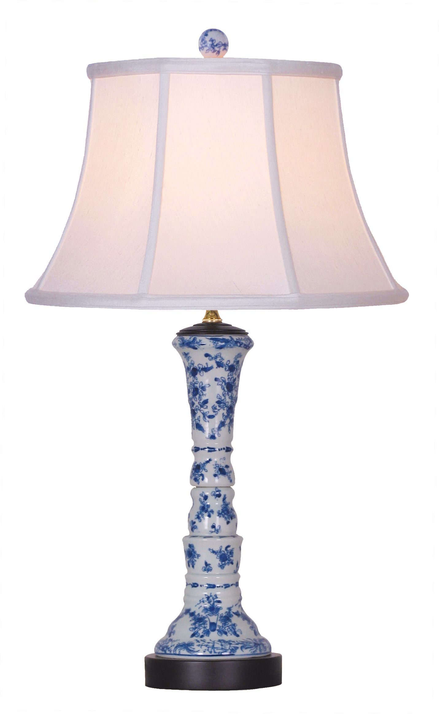 Blue and White Porcelain Vase Buffet Table Lamp