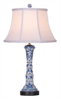 Blue and White Porcelain Vase Buffet Table Lamp J4965